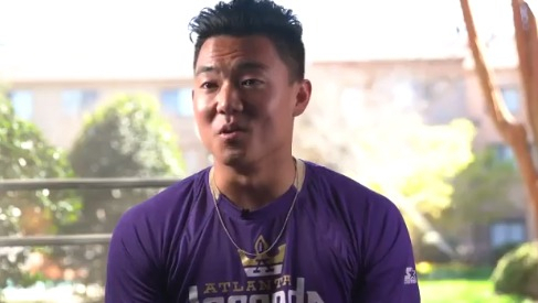 미국 신생 풋볼리그 AAF(Alliance of American Football)) 애틀랜타 레전드 소속 시절의 구영회. [애틀랜타 레전드 트위터 캡처]