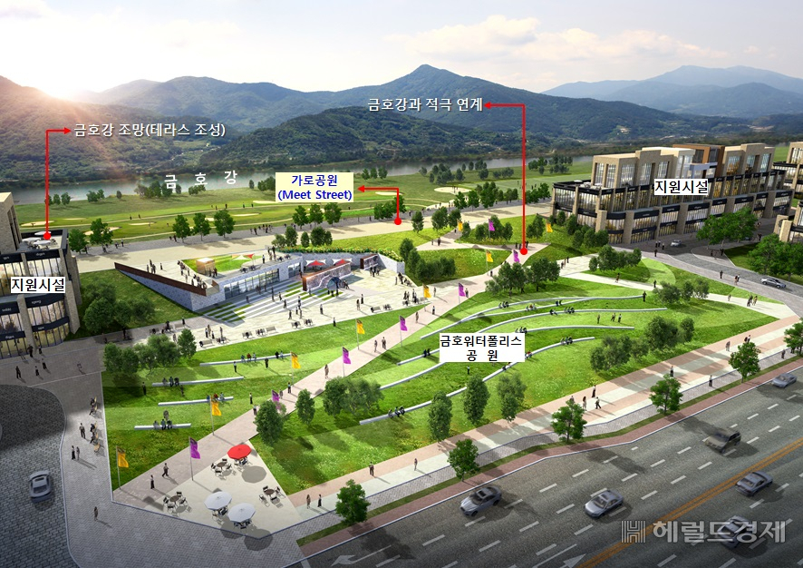 금호워터폴리스 조성예시도.[대구시 제공]