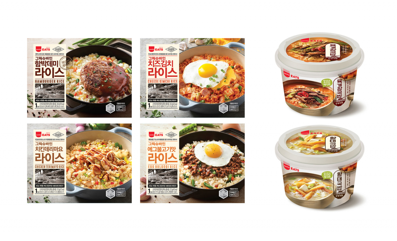 SPC삼립의 냉동 간편식 덮밥과 국밥 제품 이미지 [제공=SPC삼립]