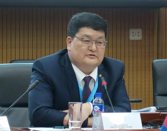 드바야르 도르지(52) 몽골 헌법재판소장. [연합]