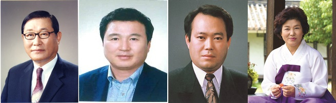사진 왼쪽부터 최영종 회장, 장종택 대표, 한상민 대표, 박순애 대표이사.