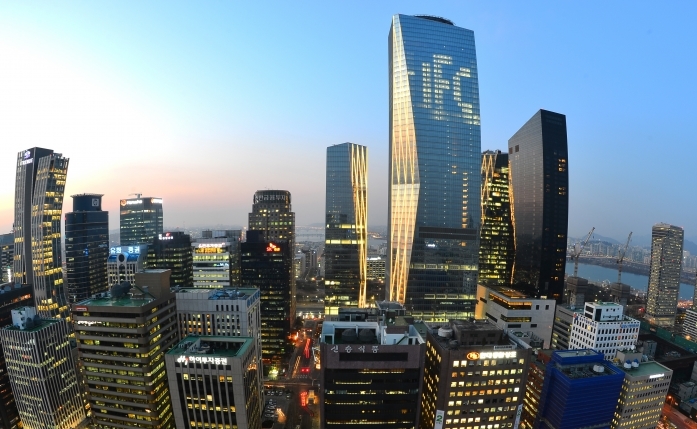 South Korea's financial district of Yeouido in western Seoul (Yonhap)