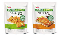 밀 단백질을 기반으로 만든 식물성 대체육 ‘엔네이처 크리스피 너겟’.[롯데푸드 제공]