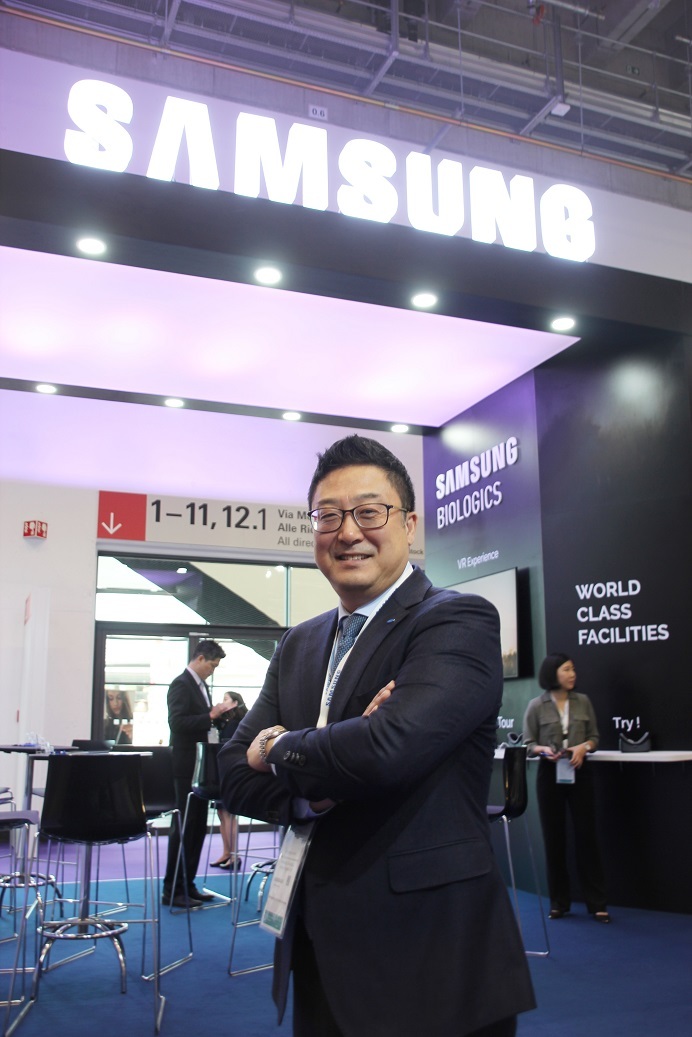 Samsung BioLogics Senior Vice President and global head of Business Development James Park (Lim Jeong-yeo/The Korea Herald)