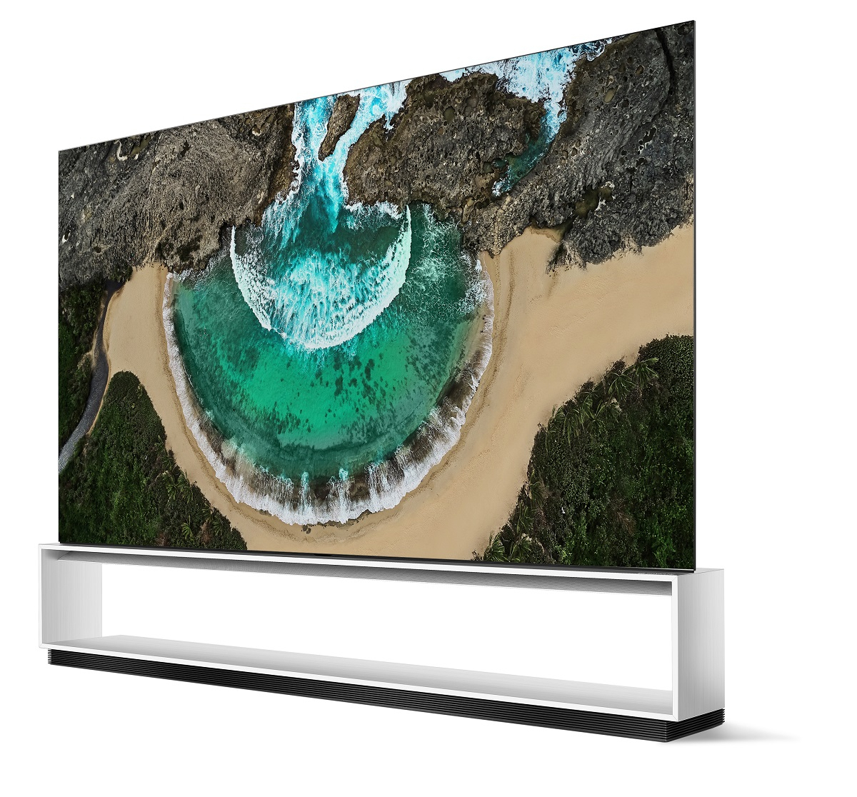 ‘CES 2020 혁신상’ 2관왕에 오른 세계 최초 8K 올레드 TV ‘LG 시그니처 올레드 8K’.[LG전자 제공]