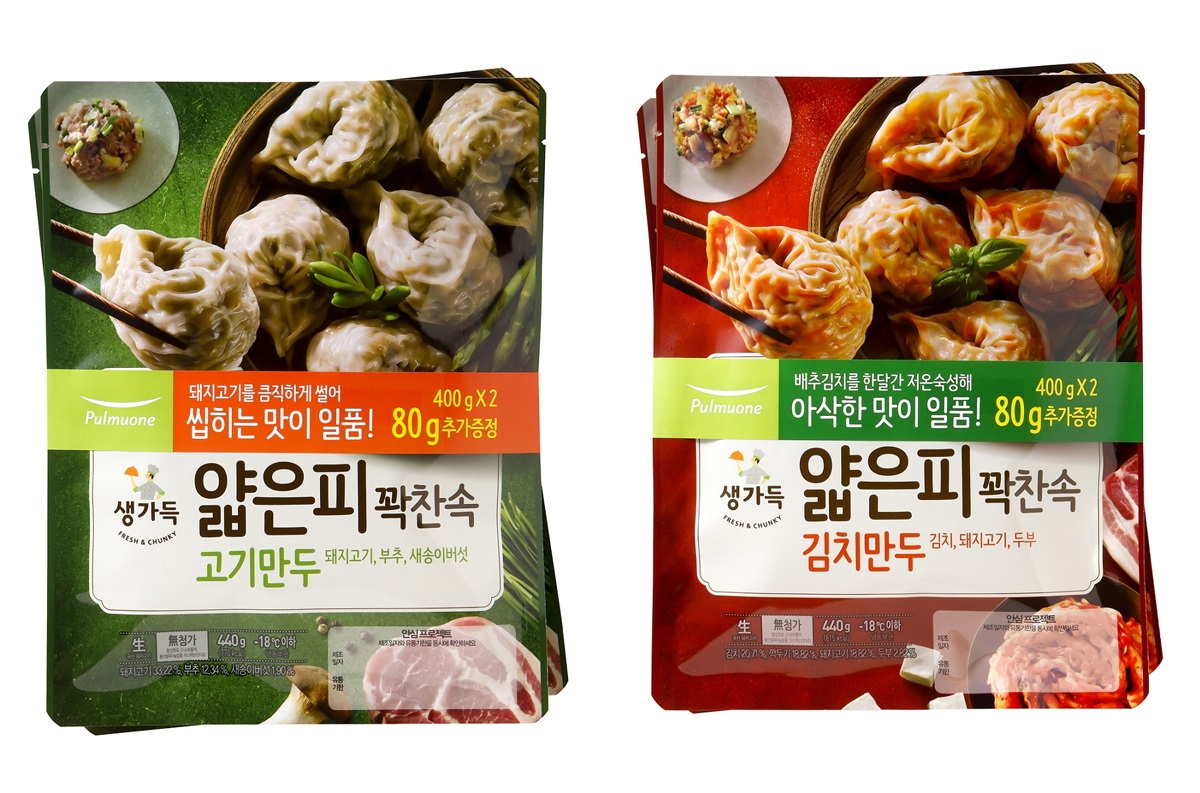 출시 7개월 만에 판매량 1000만봉을 돌파한 '얇은피꽉찬속만두' [제공=풀무원]