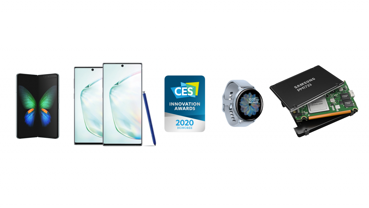 삼성전자가 내년 1월 미국 라스베이거스에서 열리는 ‘CES 2020’을 앞두고 최고 혁신상 3개를 포함해 역대 최대인 총 46개의 ‘CES 혁신상’을 수상했다.[삼성전자 제공]