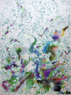 유승호, 라멜라 양, 잉크, 캔버스에 아크릴, 245x183.6cm, 2019 [씨알콜렉티브 자료]