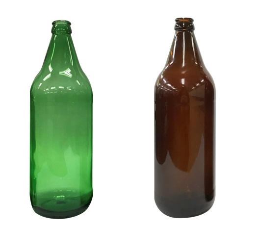 맥주 페트병을 대체 가능한 테크팩솔루션의 친환경 대용량 유리병 [제공=동원시스템즈]