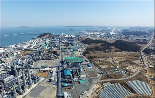 충북 대산석유화학단지 전경. [연합]