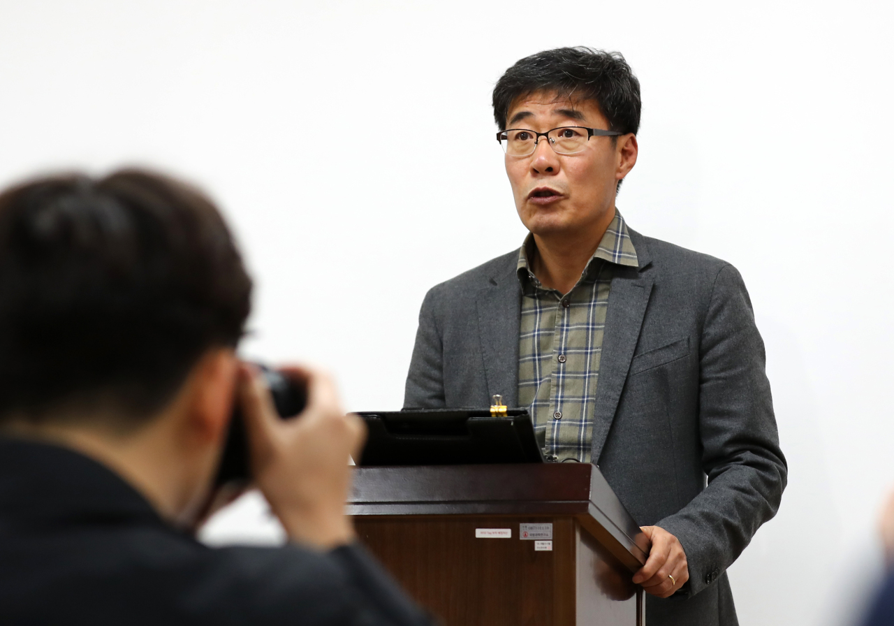 Head of ADD's external affairs office Han Yee-soo (Yonhap)