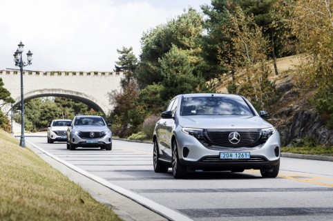 First all-electric vehicle under EQ brand arrives in Korea