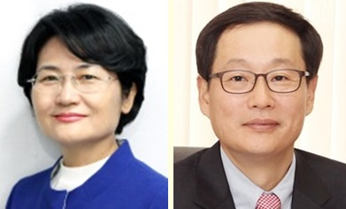 문명순 감사(왼쪽) 정재식 교수