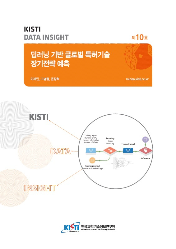 기업들이 20년 이상 장기보유할 가치가 높은 특허를 선별해주는 예측모형 연구결과가 수록된 KISTI 데이터 인사이트 표지.[KISTI 제공]