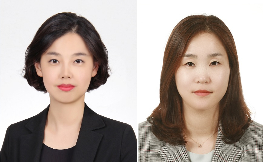 심미진 신임 상무(왼쪽), 임이란 신임 상무 [LG생활건강 제공]