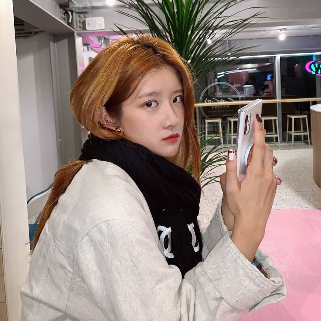 걸그룹 우주소녀 멤버 엑시. [엑시 인스타그램 캡처]