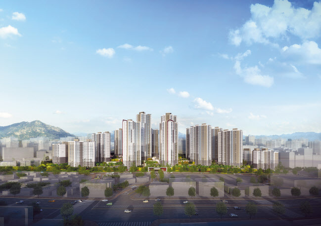 2022년 1월 준공을 목표로 롯데건설이 시공 중인 서울시 성북구 길음동 ‘롯데캐슬 클라시아’ 조감도. [롯데건설 제공]