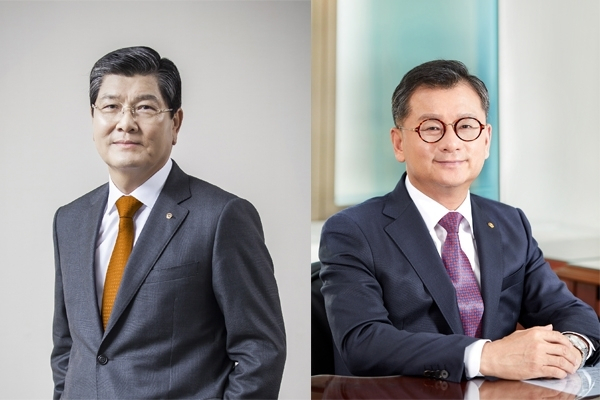 차남규 부회장(왼쪽) 여승주 사장(오른쪽)