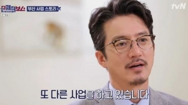 최근 tvN 예능 ‘문제적 보스’에 출연한 정준호. 방송에서 정준호는 패션사업과 외식업을 운영중인 CEO(최고경영자)의 모습을 공개해 화제를 모았다. [tvN 방송 화면 캡처]