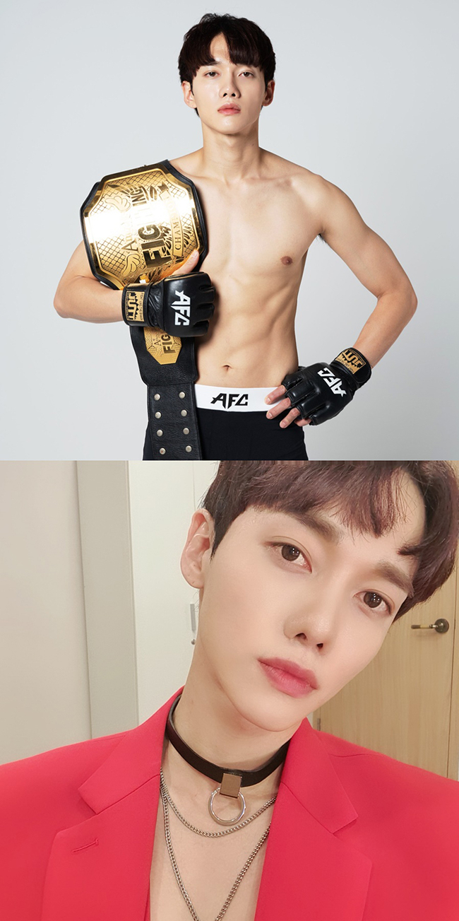 AFC(엔젤스파이팅챔피언십)의 ‘연예인 챔피언’ 이대원.[AFC 제공]