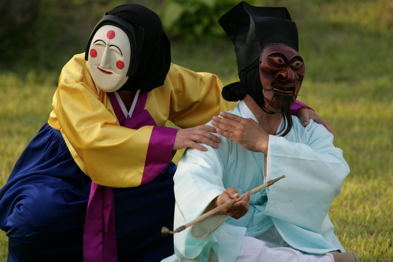 하회 별신굿 탈놀이 [사진=문화재청]