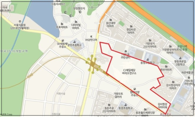 CJ제일제당 가양동 부지