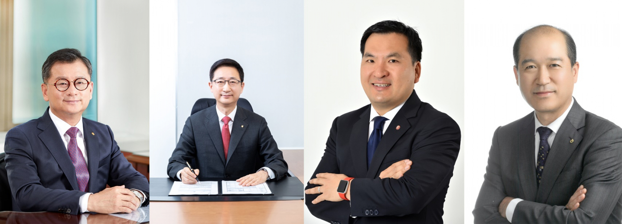 한화생명 여승주 사장, 현대해상 조용일 총괄사장, AIA생명 피터정 대표이사, NH농협손해보험 최창수 내정자