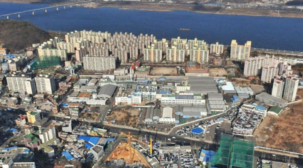 서울 강서구 가양동 CJ바이오연구소 부지. 사진 중앙이 연구소. [자료=네이버 항공뷰]
