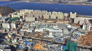 서울 가양동 CJ제일제당 바이오연구소 부지(사진 가운데). [네이버 항공뷰 자료]