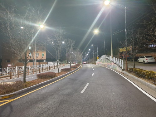 안성시는 노후된 가로등 교체했다. [안성시 제공]