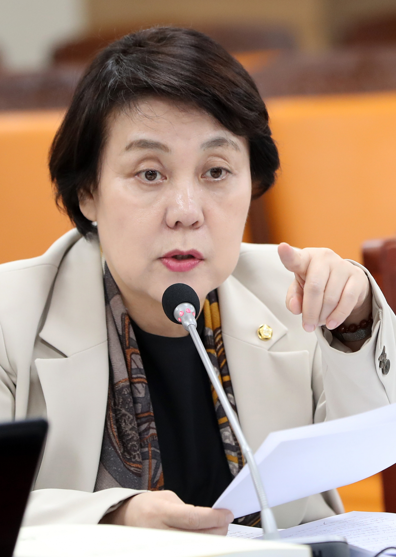 더불어민주당 정춘숙 원내대변인 [연합]