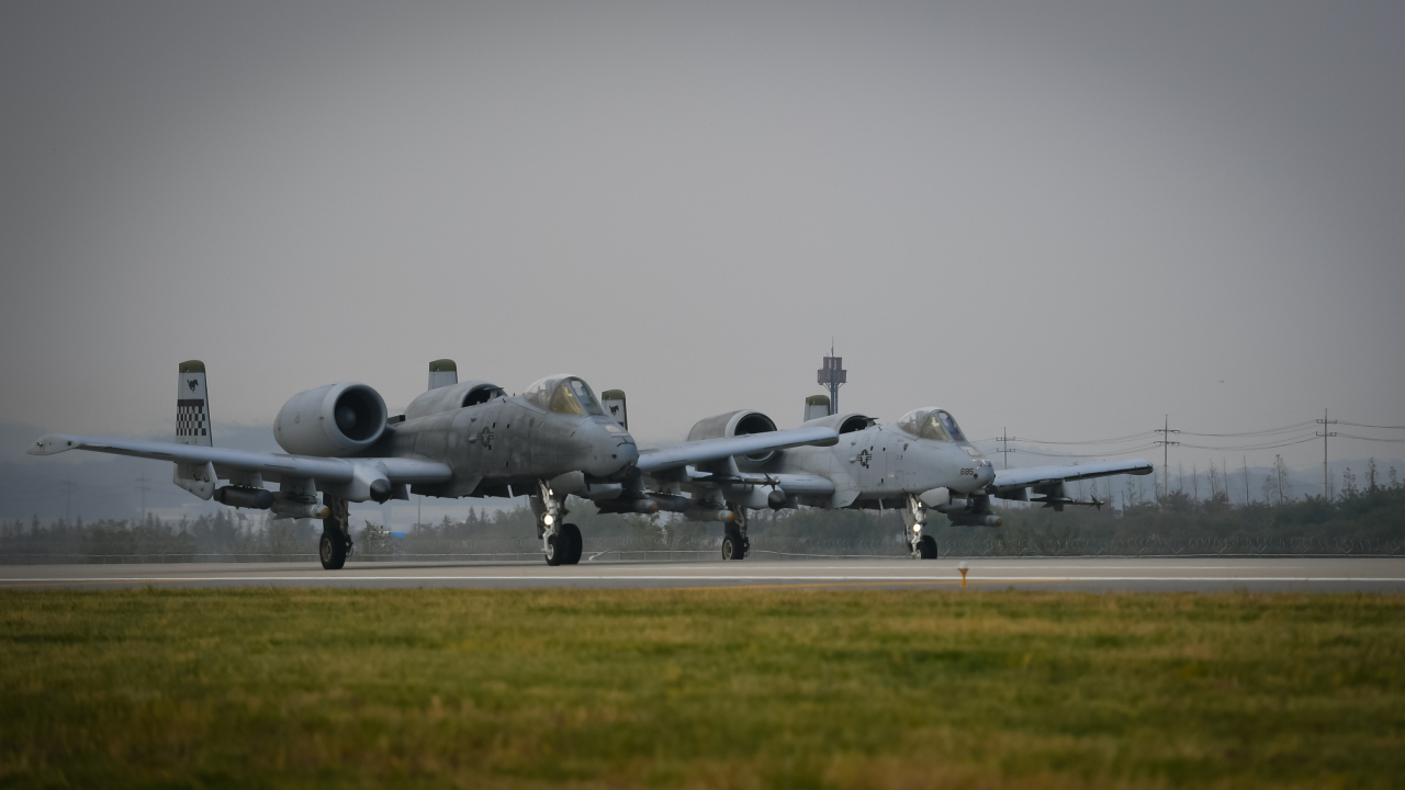 A-10 전투기. [대한항공 제공]