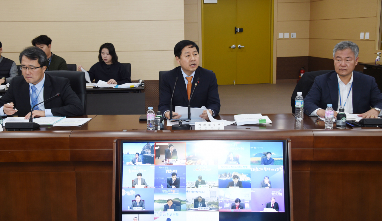 구윤철 기획재정부 차관이 12일 정부세종청사에서 열린 '제17차 재정관리점검회의'에서 발언을 하고 있다. [기획재정부 제공]