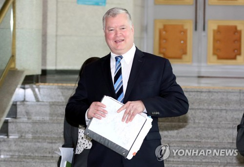 스티븐 비건 미 국부무 대북특별대표.