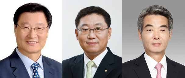 차기 금융투자협회장 자리를 놓고 경쟁 중인 정기승 KTB자산운용 부회장, 나재철 대신증권 대표, 신성호 전 IBK투자증권 대표(왼쪽부터).