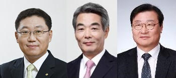 차기 금융투자협회장 후보가 나재철 대신증권 대표와 신성호 전 IBK투자증권 사장, 정기승 KTB자산운용 부회장 등 3명으로 압축됐다고 금융투자협회 후보추천위원회가 9일 밝혔다. 사진은 왼쪽부터 나재철 대신증권 대표, 신성호 전 IBK투자증권 사장, 정기승 KTB자산운용 부회장. [각 후보 제공. 재판매 및 DB 금지] 연합뉴스