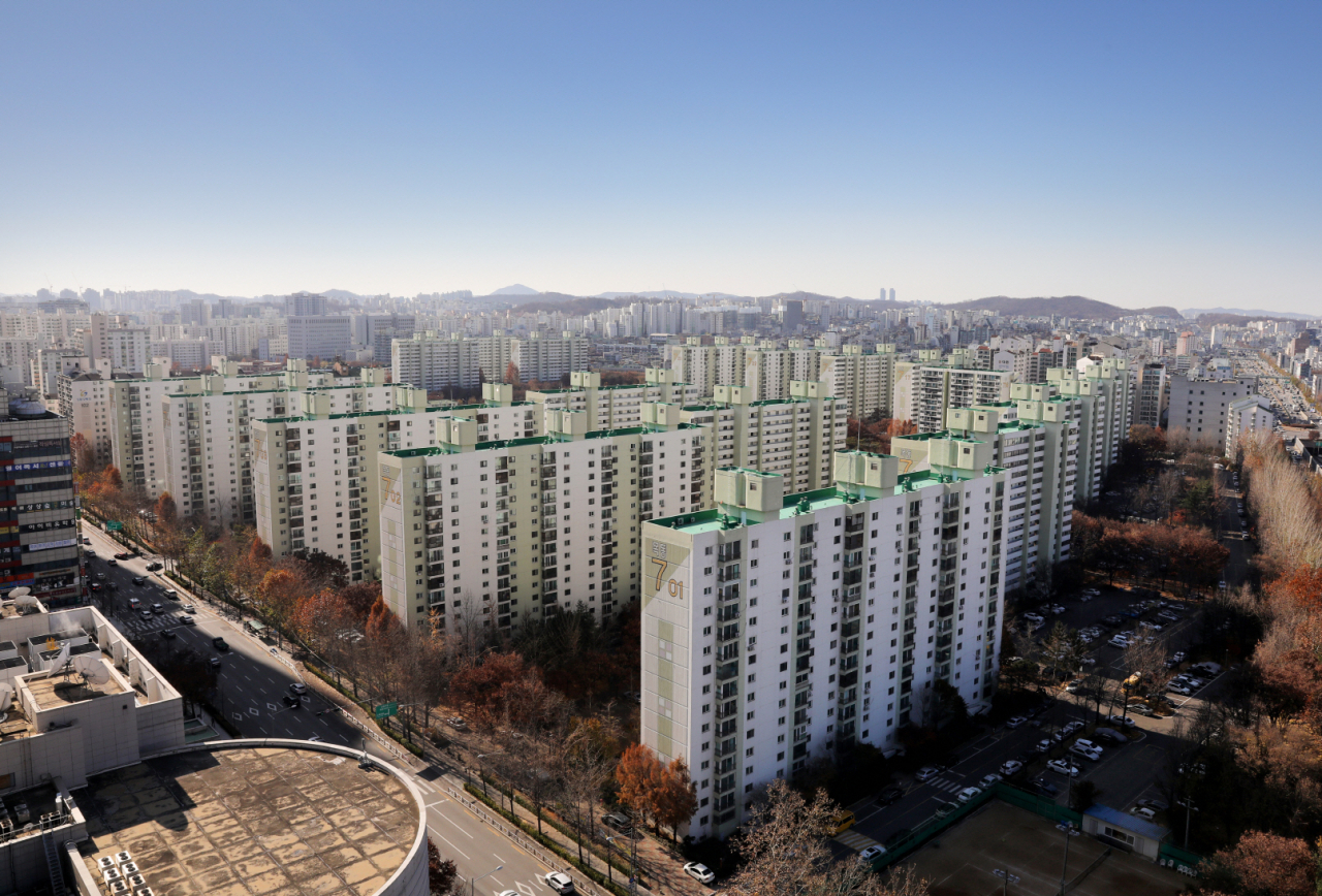 서울 양천구 목동신시가지 아파트 단지의 전경. [사진=재준위 제공]