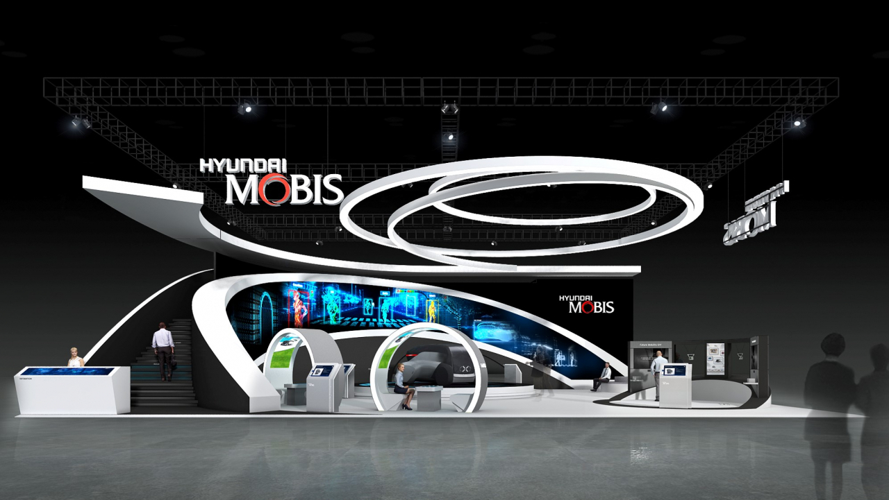 CES2020에 설치될 현대모비스의 전시장 조감도