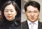 조현아(왼쪽)와 조원태.
