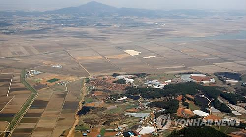 무인조종산업 테마파크 조성되는 태안기업도시. [연합]