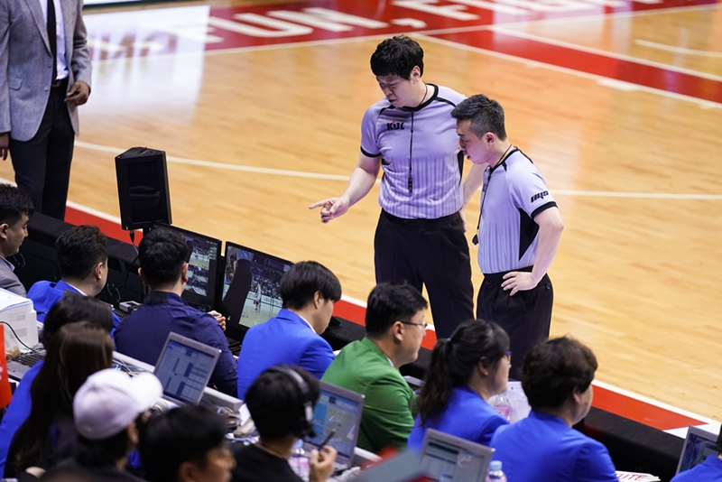 프로농구 비디오 판독 이미지/KBL 제공