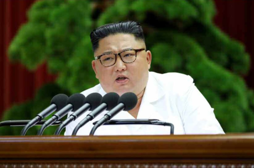 김정은 북한 국무위원장은 노동당 중앙위원회 전원회의에서 현 정세에 대해 ‘준엄한 난국’이라고 표현하며 스스로 직면한 환경이 만만치 않음을 토로하면서 정면돌파 의지를 밝혔다. [헤럴드DB]