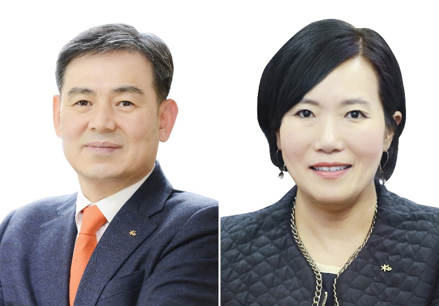 왼쪽부터 김성현·박정림 KB증권 대표이사