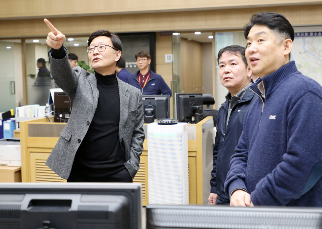 황창화 한난사장이 동절기 안전점검을 실시했다.
