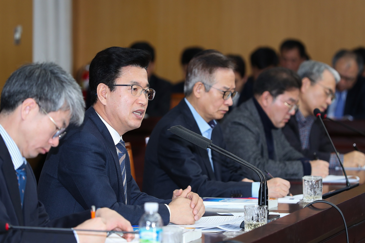 6일 허태정 대전시장이 새해 첫 간부회의에서 올해를 혁신성장으로 일궈내는 원년으로 만들자고 말했다.