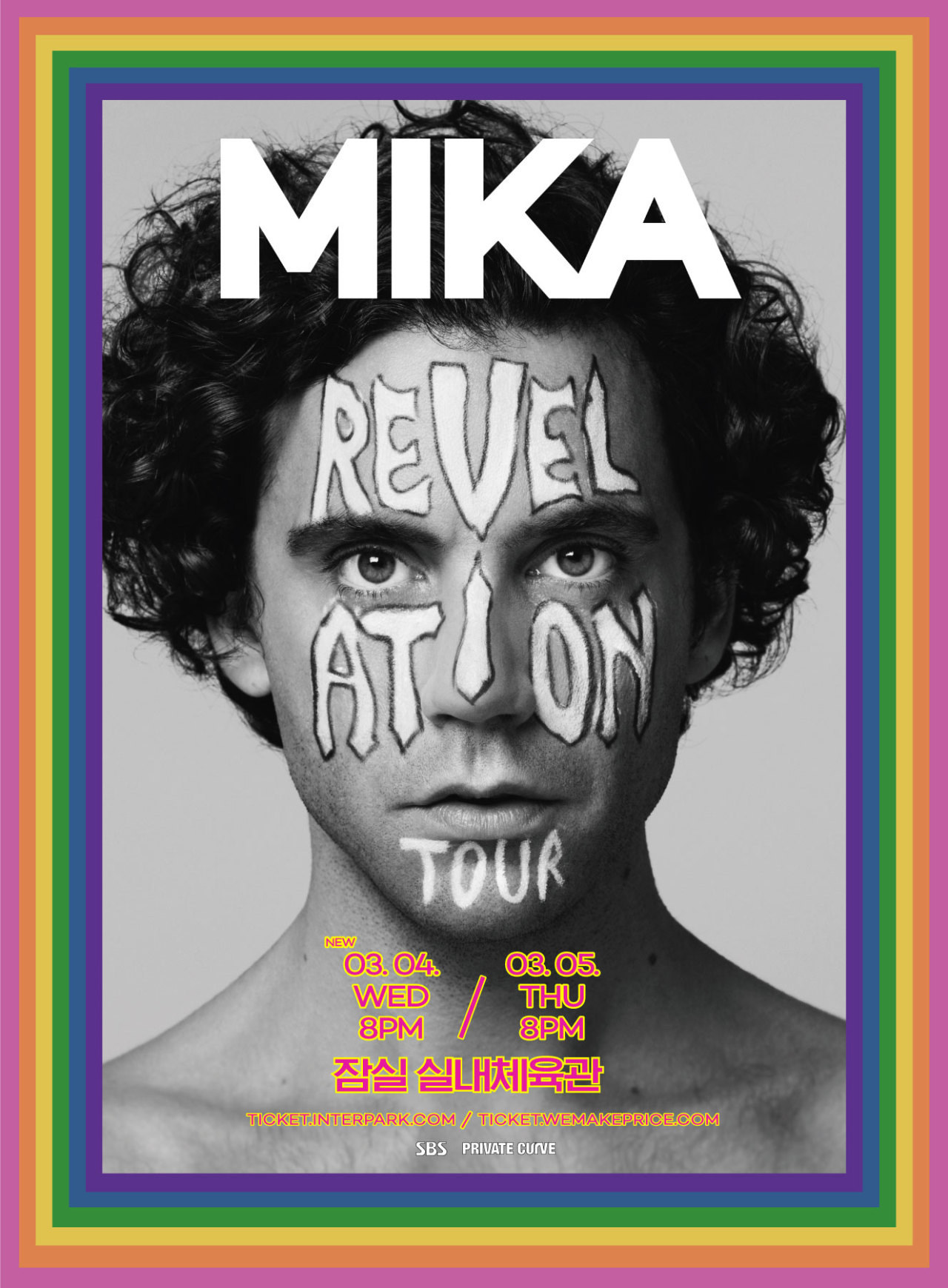 Mika Revelation Tour poster (Private Curve)