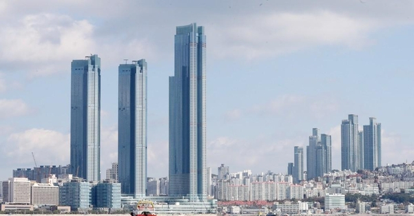 부산 엘시티 전경 [연합]