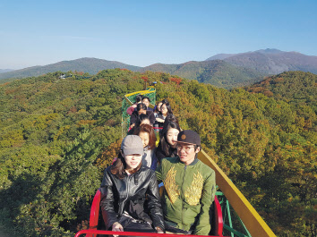 광주 무등산 모노레일.