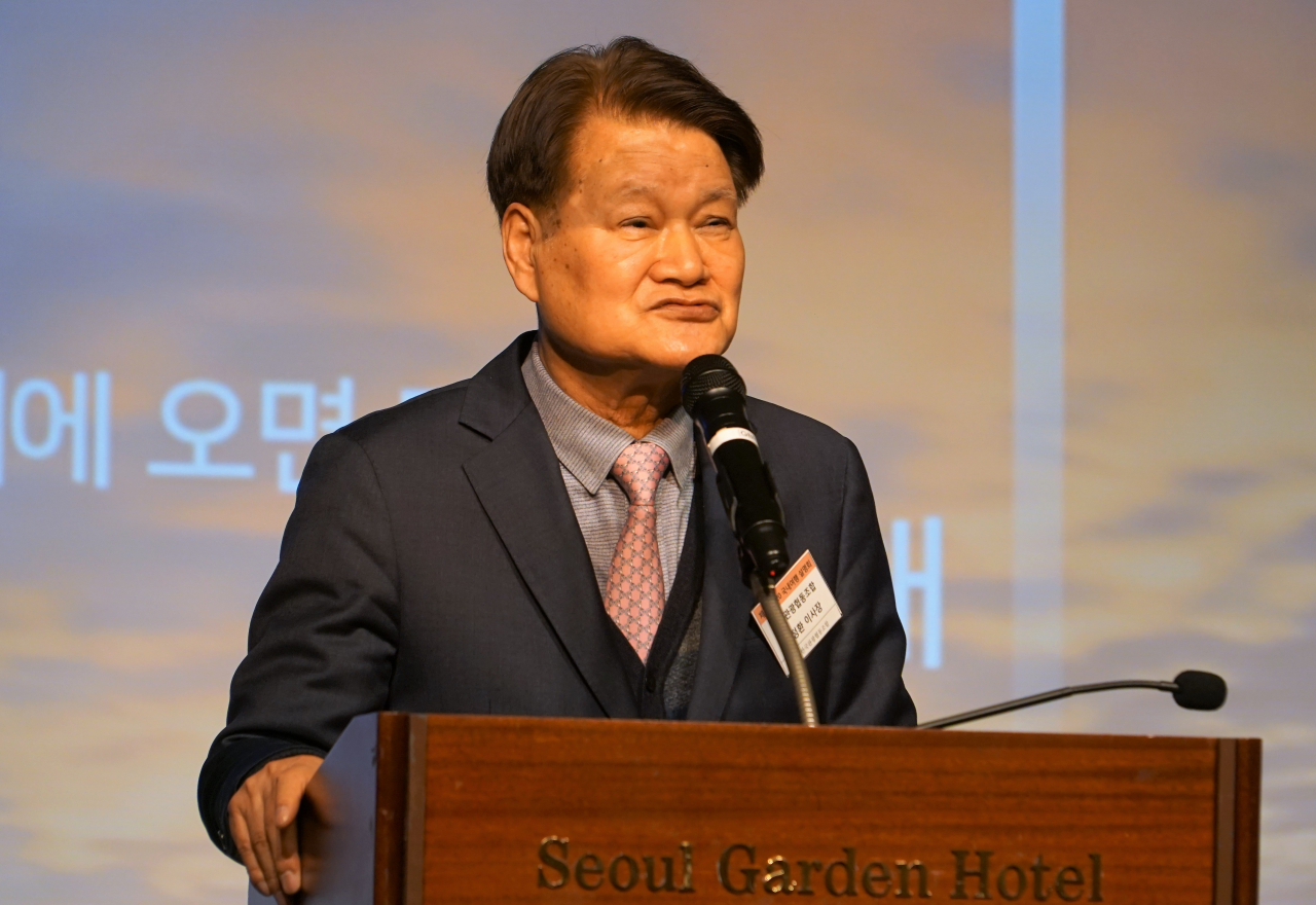 국내여행설명회를 주관한 한국관광협동조합의 이정환 이사장(드림관광 회장)