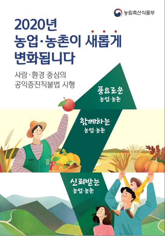 공익형직불제 포스터.